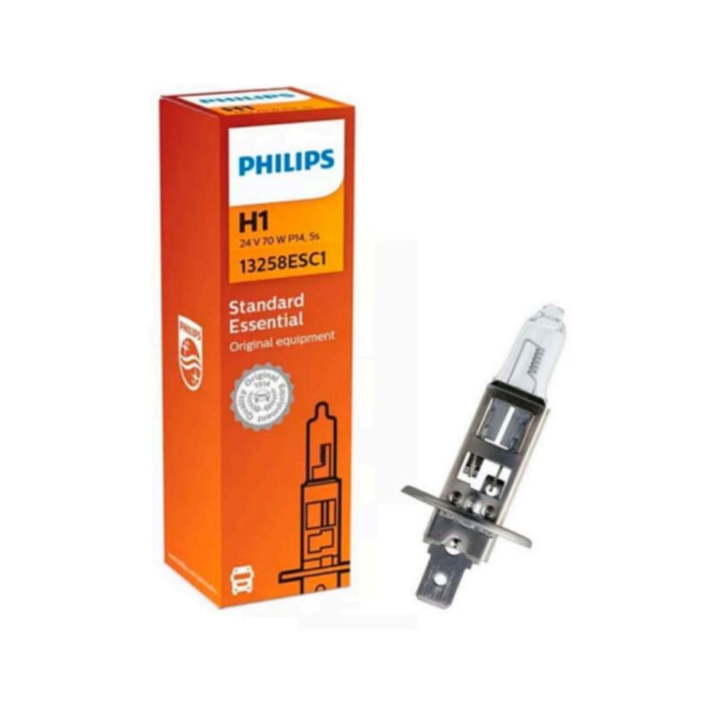Lâmpada H1 24B 70W Farol Luz Alta, AUX, Milha