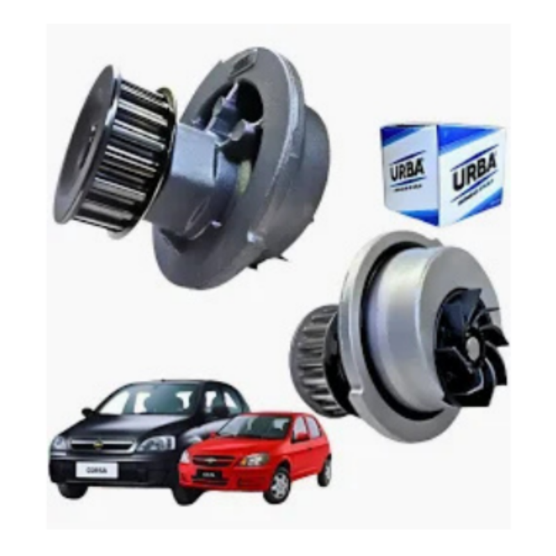 Bomba D'agua Polia 19 Dentes GM Celta 1.0 8V, Corsa 1.0 8V 1.6, 1.4 8V