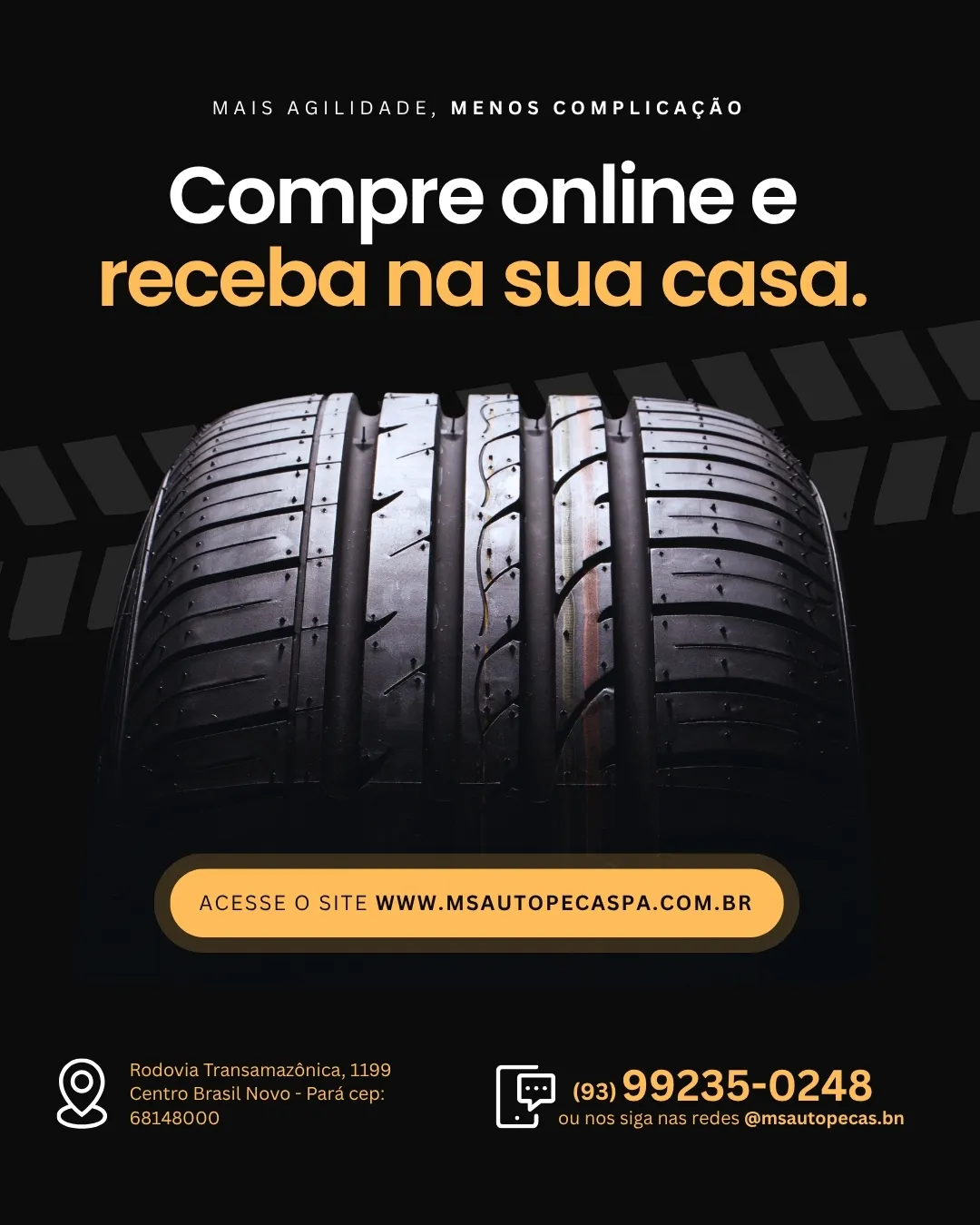 Compre online e receba na sua casa.