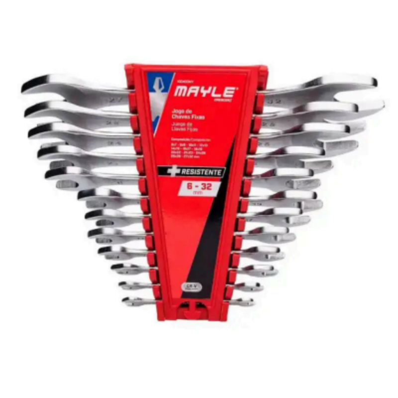 Jogo Chave Boca 6 a 32 mm 12Pcs