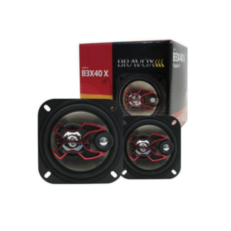 Kit Auto Falante Triaxial 4 100W